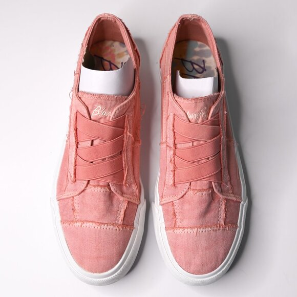 BLOWFISH MALIBU Women's Pink Marley Slip On Washed Canvas Sneaker - Size 10 - Picture 4 of 13